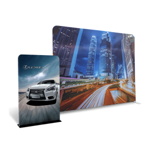 Bannière en tissu extensible